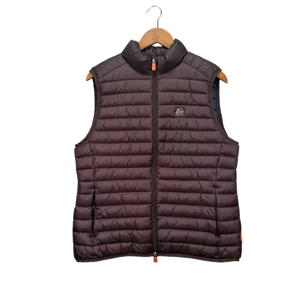 Makers Mark Bourbon Kentucky Brown SAVE The Duck Vest Sherpa Vest Women’s 4/L